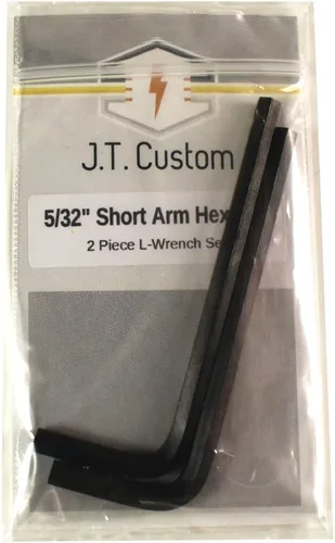 Vista 2 de Llave hexagonal de brazo corto de 5/32 pulgadas, llave en L, paquete de 2 (5/32 pulgadas)