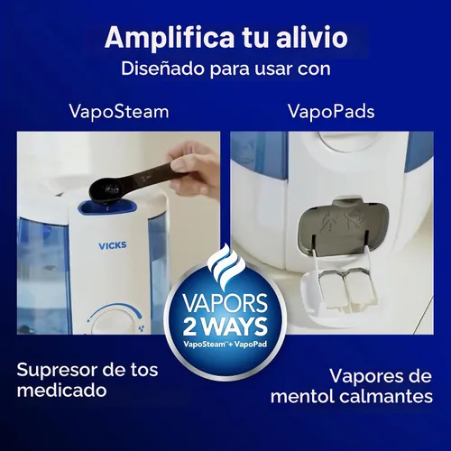 Vista 3 de Vicks Humidificador CoolRelief de niebla fría, 1.2 galones