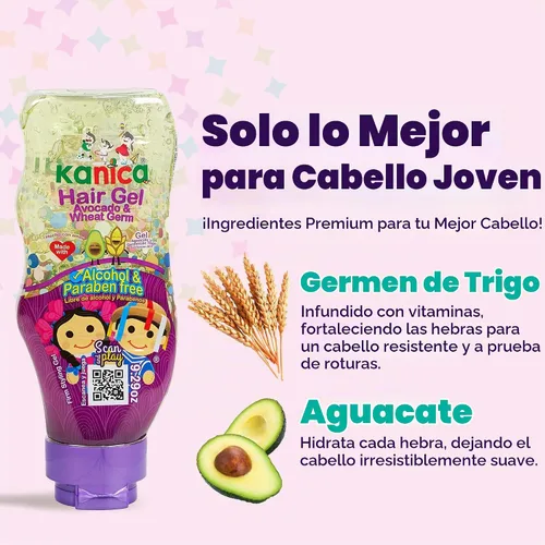 Vista 2 de KANICA Gel con aguacate y germen de trigo. Sin parabenos ni alcohol