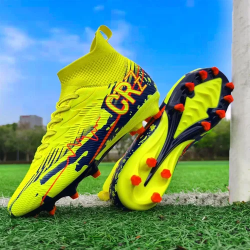 Vista 4 de Tacos de fútbol para hombre y mujer, zapatos de fútbol de interior para jóvenes, AG TF, botas de fútbol unisex