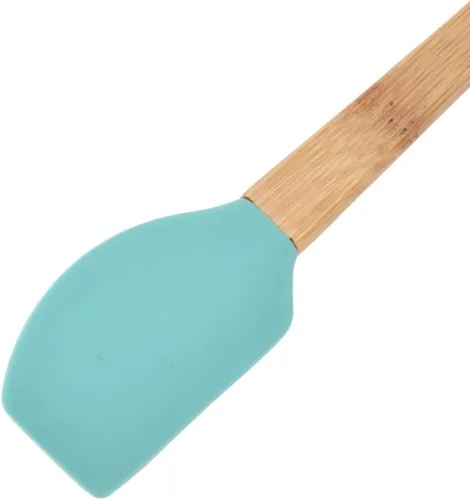 Vista 2 de Juego de herramientas para hornear, 5 piezas de utensilios de silicona duraderos para hornear con mango para pasteles, pan, galletas, mousse