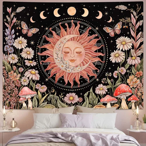 Vista 19 de Accnicc - Tapices Boho de Sol y Luna10127AXS