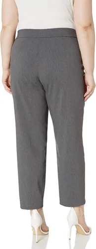 Vista 2 de Alfred Dunner Allure - Pantalones elásticos para mujer talla grande ajuste moderno