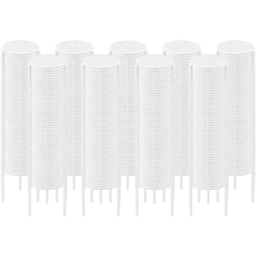 Vista 2 de Southern Homewares Pizza Lid Saver White Plastic Support Stand for Home or Restaurant 1000 Pack
