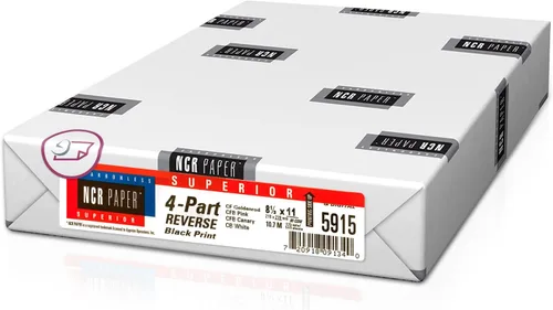Vista 12 de NextDayLabels Papel NCR autocopiador, 2 partes inversas #5887, 8.5 x 11 2 Parte - Inversa
