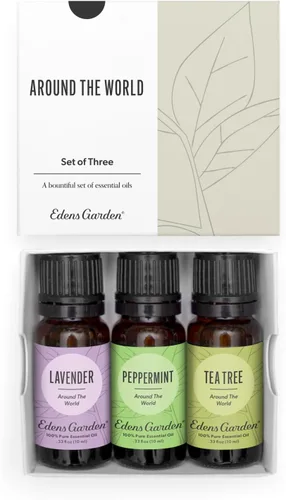 Vista 25 de Edens Garden Juego de 3 aceites esenciales para dolores y dolores, 100% puro, grado terapéutico, mezclas de aromaterapia sin diluir y naturales