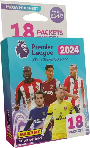 Vista 8 de Paquete de 50 calcomanías de la Premier League 2023/24