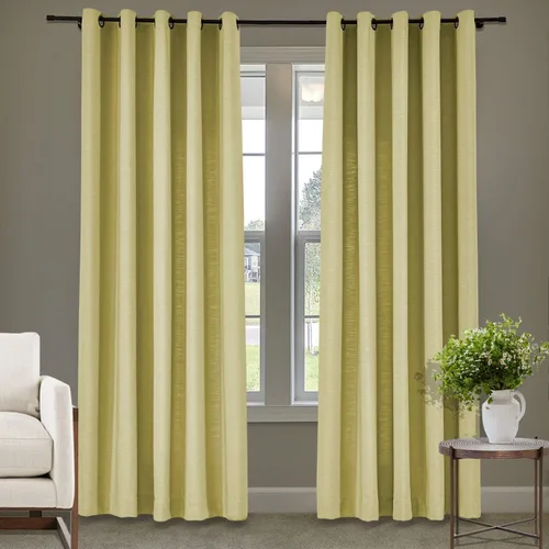 Vista 28 de Frelement Cortinas de lino de lino de bronce con ojales para interiores, tratamiento de ventanas para sala de estar, dormitorio, habitación