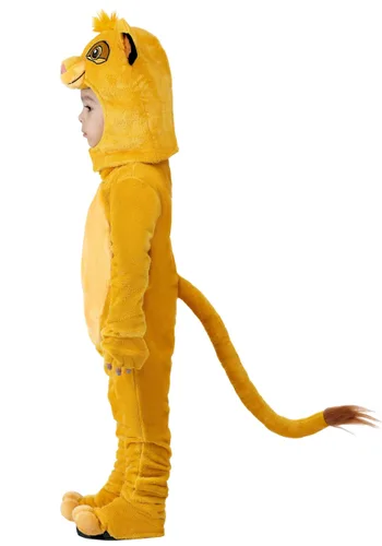 Vista 3 de Disfraz Disney El Rey León Simba para Niños Pequeños Multicolor