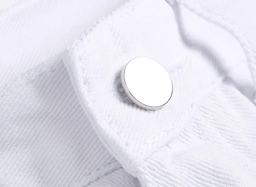 Vista 8 de OIIIO Pantalón vaquero de pierna recta rasgados para hombre