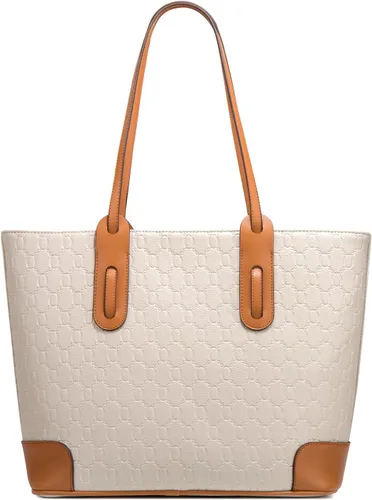 Vista 7 de Bolso de mano de moda para mujer, bolso de hombro, asa superior, juego de 4 piezas