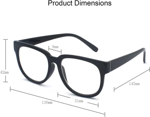 Vista 3 de Paquete de 3 lentes de lectura para mujer con marco de plástico elegante