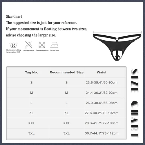 Vista 6 de ACSUSS Tanga Tanga Tanga de tiro bajo sexy para hombre, con bolsillo abierto, tanga, micro bikinis