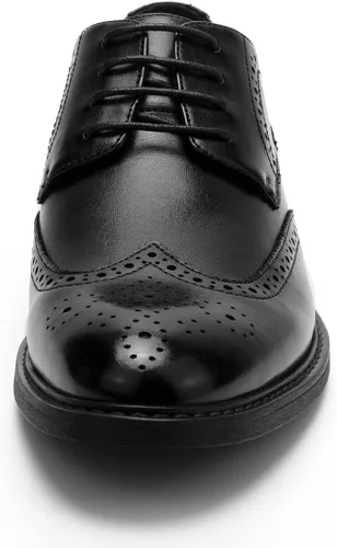 Vista 4 de Temeshu Zapatos de vestir para hombre, zapatos Oxford informales, zapatos formales de negocios