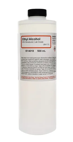 Vista 2 de The Curated Chemical Collection - Alcohol etílico desnaturalizado de grado laboratorio, 95 %, 16.9 fl oz, no debe usarse en el cuerpo o la piel