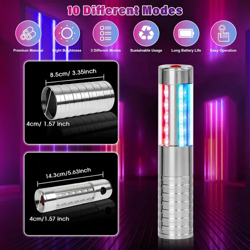 Vista 2 de 4 Piezas de Luces de Servicio de Botella, Luminaras Recargables para Botellas, Luminaras Reutilizables para Botellas, Luminaras de Botella
