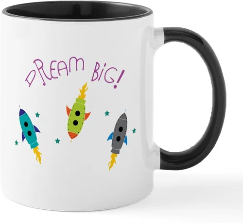 Vista 32 de CafePress Living The Dream Mugs Taza de café de cerámica de 11 oz (11.0 fl oz)