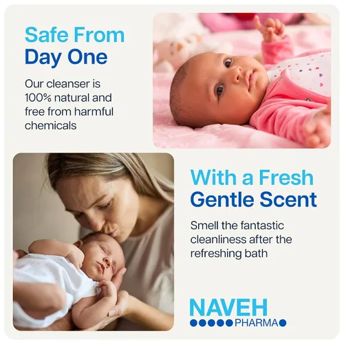 Vista 4 de NAVEH PHARMA Limpiador de tapa de cuna para bebés y niños Tratamiento de tapa de cuna 100% natural Spray y lavado sin fregar Mejor que