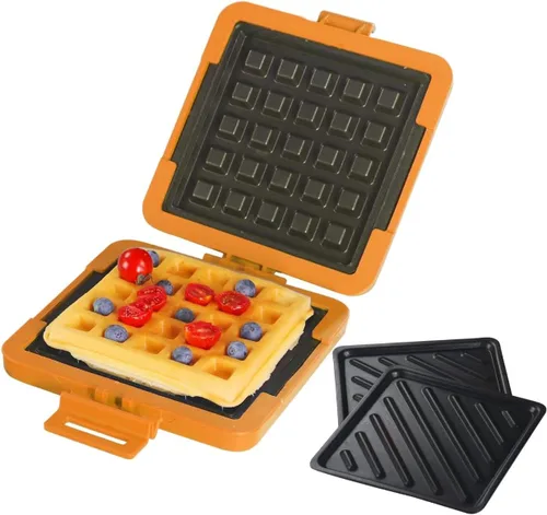 Vista 11 de MKYSAIL Tostador, Tostador de Microondas, Fabricante de Sándwiches, Fabricante de Panini, Apto para Lavavajillas, SIN Electricidad, Inalámbrico