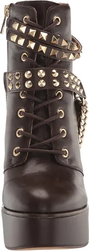 Vista 2 de Jessica Simpson Tacones de bloque con tachuelas de cuero Lannoli para mujer