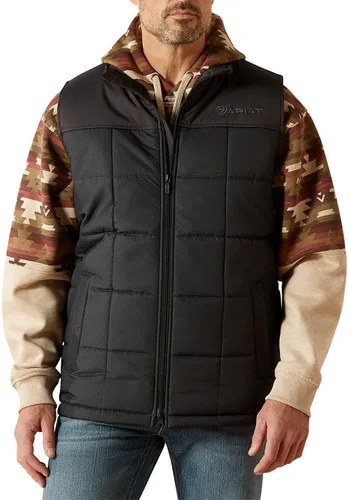 Vista 27 de ARIAT Chaleco aislado Crius para hombre Banyan corteza