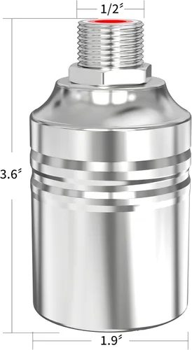 Vista 2 de Válvula de flotador de agua de 1/2" a 3/4" 1", válvula controladora de nivel totalmente automática de acero inoxidable 304 para tanque de agua