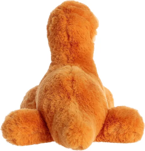 Vista 4 de Aurora® - Adorable Mini Flopsie™ brontosaurio de peluche - Animal de peluche, facilidad para jugar, compañero eterno - Naranja, 8 pulgadas