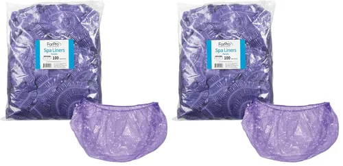 Vista 8 de ForPro Professional Collection Fundas desechables para spa, se ajustan a todos los spas de pedicura, fundas desechables para pedicura, azul, 100
