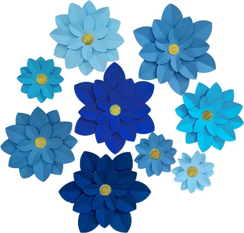 Vista 7 de Blues Cardstock de 8.5 x 11 pulgadas, cubierta de papel para manualidades, paquete de cartulina de tonos azules surtidos para álbumes de recortes