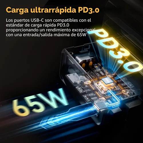 Vista 3 de SMALLRIG V Mount Battery VB99 SE, 99Wh / 6800mAh PD65W Mini V-Mount Batería
