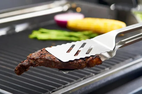 Vista 4 de GrillPro 40240 Combinación de Pinzas/Espátula de Acero Inoxidable de 16 Pulgadas, Plateado