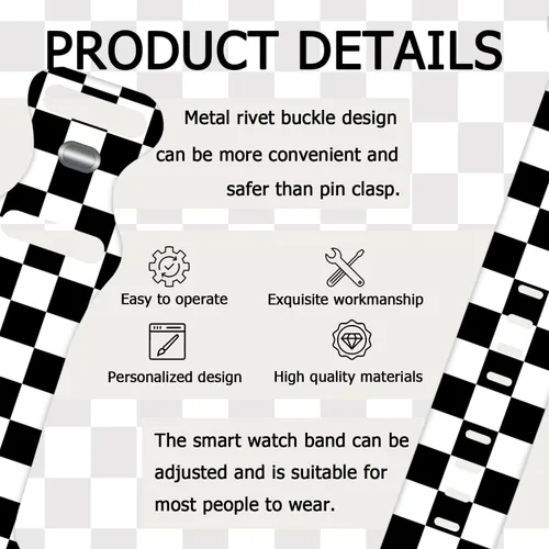 Vista 3 de Watch Band Compatible with Apple Watch 38mm 40mm 41mm 42mm 44mm 45mm for Women Men Sport Silicone Wristbands Strap for IWatch Series 7 6 5 4 3 2 1