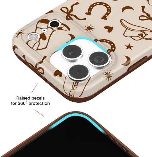 Vista 773 de VELVET CAVIAR Funda para iPhone 15, compatible con MagSafe, probada contra caídas de 10 pies, fundas protectoras de diseño, leopardo color rosa