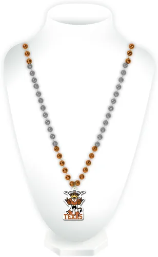 Vista 62 de Rico Industries NCAA Fan Shop - Cuentas estilo Mardi Gras con logotipo del equipo 3-Color del