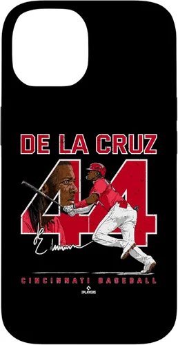 Vista 4 de Number & Portrait Elly De La Cruz Cincinnati MLBPA Case for iPhone 17