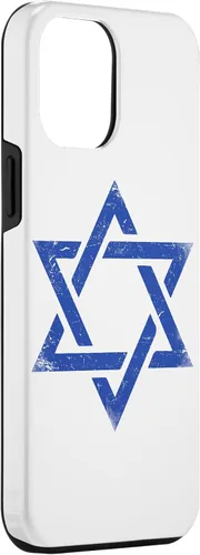 Vista 3 de Funda para iPhone 12 Pro Max Israel Bandera Israelí Símbolo Judío Estrella de David Pride Israel