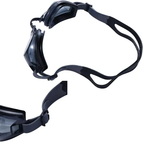 Vista 7 de Leadigol Gafas de natación unisex para adultos, gafas de natación, gafas de natación de silicona con tapones para los oídos, paquete de 2 gafas
