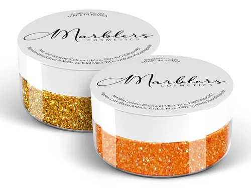 Vista 165 de MARBLERS Polvo de mica natural grueso [perla azul acero] 0.11 onzas (0.11 oz) altamente pigmentado no tóxico, vegano, libre de crueldad animal