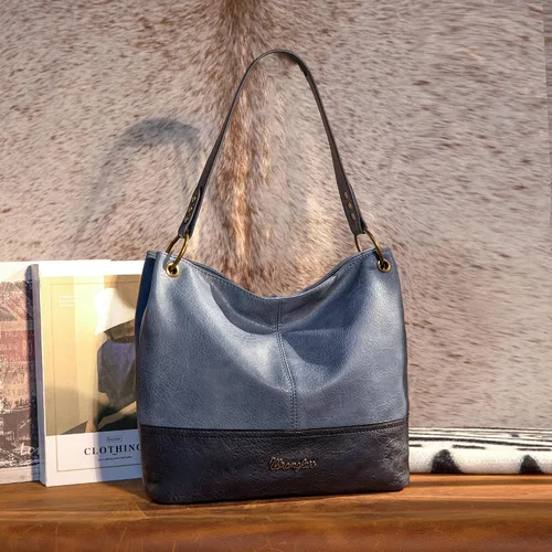 Vista 119 de Wrangler Hobo - Bolsas para mujer de cuero vegano con asa superior, bolsos de hombro y bolsos