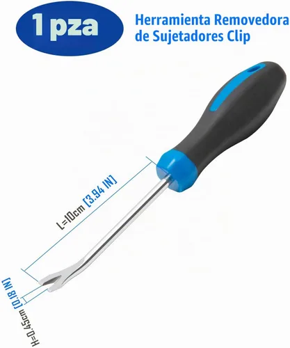 Vista 2 de ROTATION Levantador de Chinchetas con Punta en U, Quitagrapas para Tapicería, Herramienta para Muebles, Auto