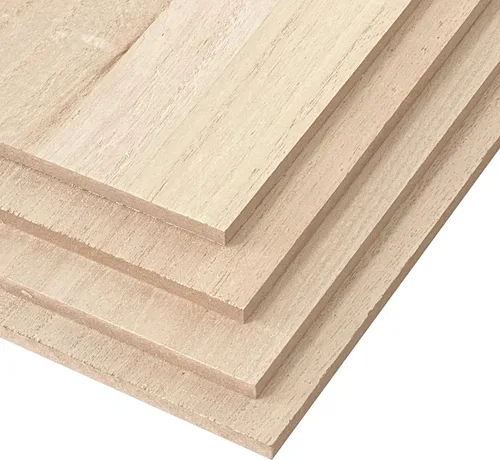 Vista 3 de Paquete de 4 tablas de madera MDF de 12 x 17 pulgadas y 1/4 pulgadas de grosor, hoja de MDF chapada de doble cara para manualidades caseras