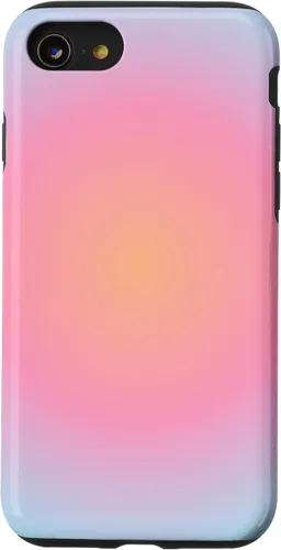 Vista 18 de Gradient Cute Aura Aesthetic Multicolor Moda Mujeres Caso para iPhone 17