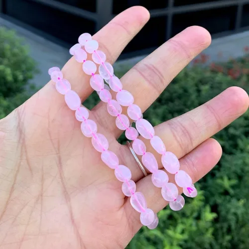 Vista 3 de Adabele 1pc Natural Stretch Gemstone Bracelet 5mm-8mm Free Form Bead 7 Inch 7.5 Inch Healing Crystal Engergy Quartz Chakra Jewelry Women Birthday
