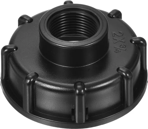 Vista 6 de PATIKIL IBC - Adaptador de bolsa de 2.362 in, rosca gruesa, salida hembra de 1/2 pulgada, conector de tapón de drenaje de 275-330 galones