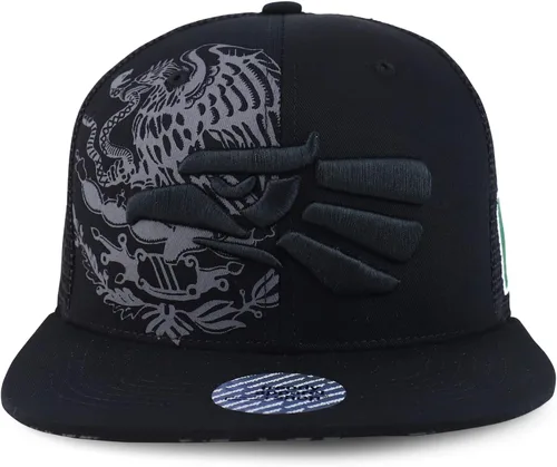 Vista 2 de Trendy Apparel Shop Hecho En México Eagle - Gorra de malla bordada en 3D