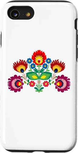 Vista 18 de iPhone 16 Polish Traditional Folk Pattern, Eastern Folklore Case