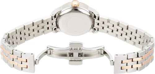 Vista 3 de Tissot Le Locle plata diamante Dial automático dos tonos señoras reloj T41218316