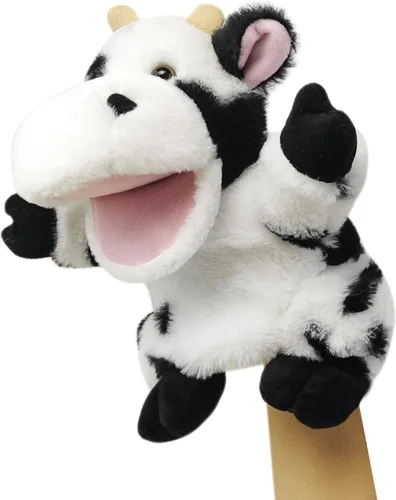 Vista 12 de Marionetas de mano, títeres de oso, marionetas de mano de animales de 10 pulgadas para niños, marioneta de mano para niños pequeños de 1 a 3 años