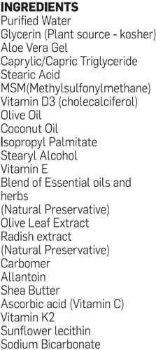 Vista 4 de BIOLABS PRO Crema natural de vitamina D3 de 15000 UI de vitamina D, máxima fuerza, combate la deficiencia de vitamina D de forma natural