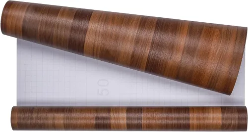 Vista 3 de Papel de contacto autoadhesivo de madera con bloque de carnicero para encimeras de cocina, armarios, puerta, mesa, escritorio, muebles, papel tapiz